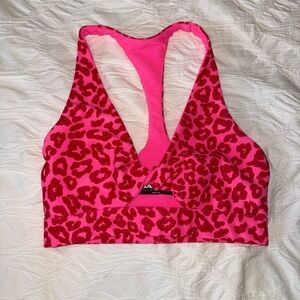 Beach Riot cheetah print sports bra